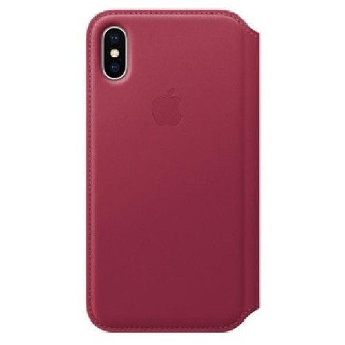 Apple Iphone X Leather Folio Berry
